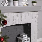 УЦЕНКА Гирлянда «Бахрома» 1.8×0.5 м, IP20, прозрачная нить, 48 LED, свечение красное, 8 режимов, 220 В - Фото 3