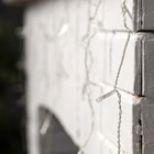 УЦЕНКА Гирлянда «Бахрома» 1.8×0.5 м, IP20, прозрачная нить, 48 LED, свечение красное, 8 режимов, 220 В - Фото 4