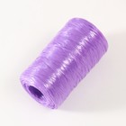 Пряжа для ручного вязания 100% полипропилен 200м/50гр (набор 3 шт, белый,фиолет,оранж-крас) - фото 9744331