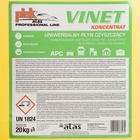 Средство для очистки салона ATAS "VINET", универсальное, концентрат, 20 кг - фото 9689650