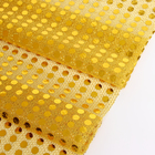 Ткань для рукоделия, сетка с пайетками, цвет жёлтый, лоскут 47,5 × 50 см - Фото 2