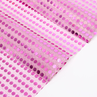 Отрез для рукоделия, сетка с пайетками, цвет розовый, 47,5 × 50 см - фото 9666337