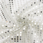 Ткань для рукоделия, сетка с пайетками, цвет сирень, лоскут 47.5×50 см - Фото 1