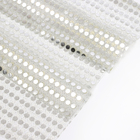 Ткань для рукоделия, сетка с пайетками, цвет сирень, лоскут 47.5×50 см - Фото 2