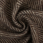 Плед Геометрия 140х200см, коричневый, шерсть 50%, полиэфир 50% - Фото 4