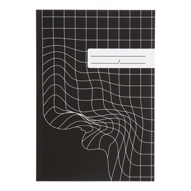 Тетрадь А5-, 120 листов в клетку "Геометрия,", обложка мелованный картон, матовая ламинация, блок офсет 60г/м2