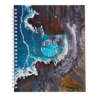 Тетрадь 96 листов в клетку на гребне "Удивительная природа", обложка мелованный картон, блок офсет 60г/м23 - фото 24223584