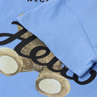 Пижама женская (футболка и шорты) KAFTAN Hello р. 44-46, голубой - Фото 4