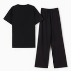 Пижама женская (футболка и брюки) KAFTAN  р. 44-46, черный - Фото 6