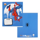 Тетрадь в линейку 12 листов, 5 видов МИКС, обложка мелованный картон, Человек-паук - Фото 9