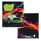 Тетрадь в линейку 12 листов, 5 видов МИКС, обложка мелованный картон, «Тачки» - Фото 7