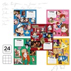 Тетрадь в клетку 24 листа, 5 видов МИКС, обложка мелованный картон, «Гравити Фолз» - Фото 1