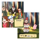 Тетрадь в линейку 24 листа, 5 видов МИКС, обложка мелованный картон, «Гравити Фолз» - Фото 5