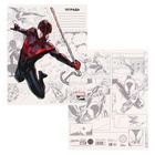 Тетрадь в клетку 24 листа, 5 видов МИКС, обложка мелованный картон, «Мстители» - Фото 6