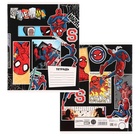 Тетрадь в линейку 24 листа, 5 видов МИКС, обложка мелованный картон, «Человек-паук» - Фото 3