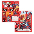 Тетрадь в линейку 24 листа, 5 видов МИКС, обложка мелованный картон, «Человек-паук» - Фото 6