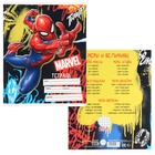 Тетрадь в клетку 12 листов, 5 видов МИКС, обложка мелованный картон, «Человек-паук» - Фото 4