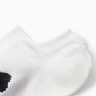 Носки женские невидимые, цвет белый/лапка, размер 36-40 - Фото 2