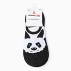 Носки женские невидимые, цвет черный/панда, размер 36-40 - Фото 3