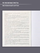 Тетрадь предметная, 48 листов в линейку, Calligrata «BlackTone.Литература» - Фото 2