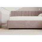 Кровать «Помпиду» с ПМ, 90×190 см, премиум велюр, цвет пыльная роза - Фото 7