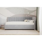 Кровать «Помпиду» без ПМ, 80×190 см, премиум велюр, цвет звездная пыль - Фото 2