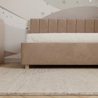 Кровать «Помпиду» без ПМ, 80×190 см, премиум велюр, цвет пески касабланки - Фото 3