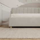 Кровать «Помпиду» без ПМ, 80×190 см, премиум велюр, цвет лунный луч - Фото 3
