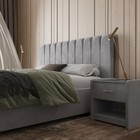 Кровать «Алькасар» без ПМ, 150×210 см, премиум велюр, цвет звёздная пыль - Фото 5