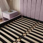 Кровать двуспальная «Алькасар», с мягким изголовьем, 1700×2000 мм, обивка велюр, цвет пыльная сирень - Фото 8