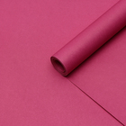 Бумага крафт двустороняя, бордовый 0,68 х 10 м - Фото 1