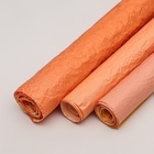 Бумага упаковочная "Эколюкс двухцветная", МИКС оранжевый-желтая пастель, 0,67 x 5 м - фото 9744412
