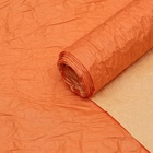 Бумага упаковочная "Эколюкс двухцветная", МИКС оранжевый-желтая пастель, 0,67 x 5 м - фото 9744408