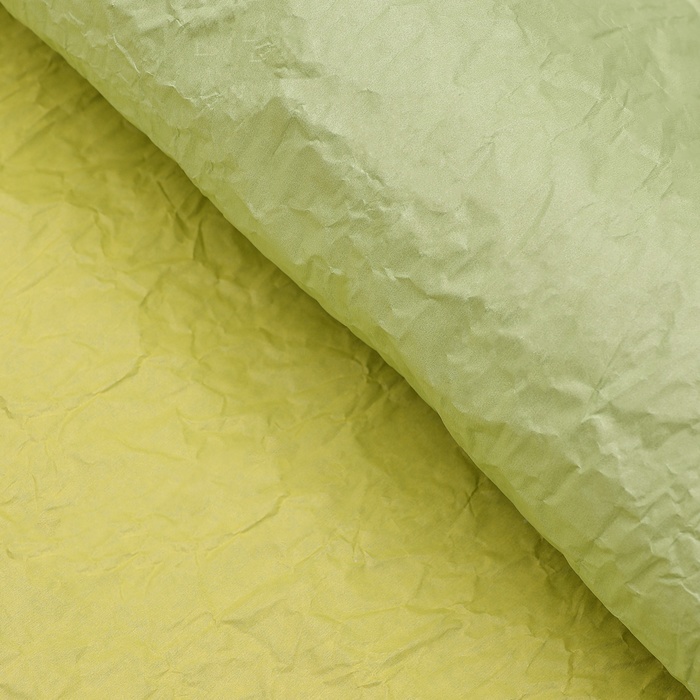 Бумага упаковочная "Эколюкс двухцветная", МИКС салатовый-желтый пастель, 0,68 x 5 м