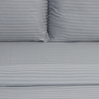 Комплект постельного белья LoveLife 2 сп Gray line 175*215 см, 200*230 см, 50*70 см -2 шт, страйп-сатин, 100%п/э - Фото 2