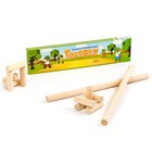 УЦЕНКА Игра «Городки», биты 2 шт. 49×2.5 см, городки 10 шт. 9×2.5 см - Фото 2