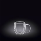 Чашка с двойными стенками Wilmax England, 100 мл - фото 300548922