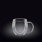Чашка с двойными стенками Wilmax England, 200 мл - фото 300662706