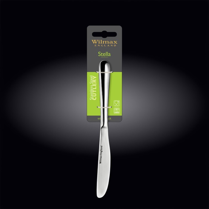 Нож столовый Wilmax England Stella, 22 см - фото 1909629363
