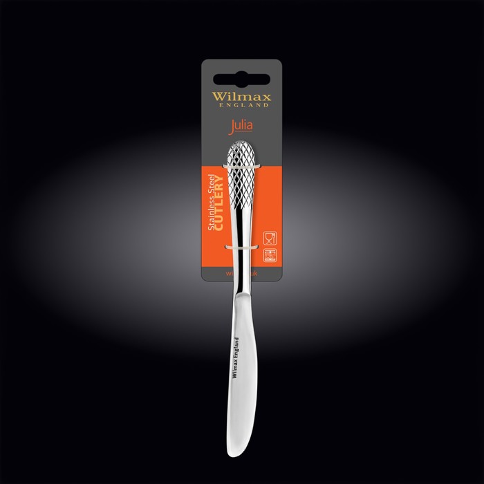 Нож столовый Wilmax England Julia, 22 см - фото 1909629366