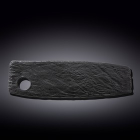 Сервировочное блюдо Wilmax England Slate Stone, размер 42x13 см