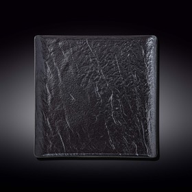 Тарелка квадратная Wilmax England Slate Stone, размер 27х27 см