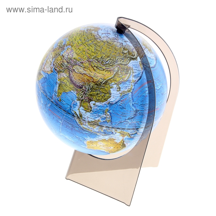Глобус ландшафтный, 210 мм, на треугольной подставке - Фото 1