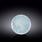 Тарелка круглая Wilmax England Coral Blue, d=17 см - фото 304939238