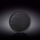 Тарелка круглая Wilmax England Slate Stone, d=23 см - фото 300549826