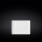 Тарелка прямоугольная Wilmax England WhiteStone, размер 19.5x14.5 см - фото 304939300