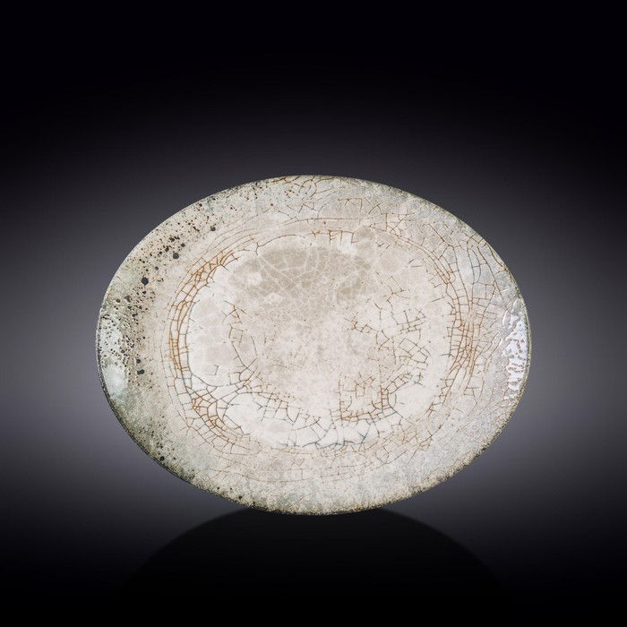 Тарелка эллипс Wilmax England Silver Moon, размер 31x24 см - Фото 1