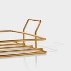 УЦЕНКА Менажница стеклянная Magistro «Званый прием», 4 секции, 250 мл, 22.5×19×6 см - Фото 4