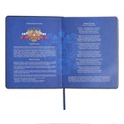 Дневник школьный для 1-11 классов "Российского школьника", твёрдая обложка, искусственная кожа, тиснение фольгой, 3D-дизайн, ляссе, 48 листов, универсальная шпаргалка, блок 80г/м2 - фото 24026908