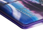 Дневник школьный для 1-11 классов "Девушка и луна", твёрдая обложка с поролоном, искусственная кожа, аппликация с блёстками, ляссе, 48 листов, блок 80г/м2 - фото 24026949